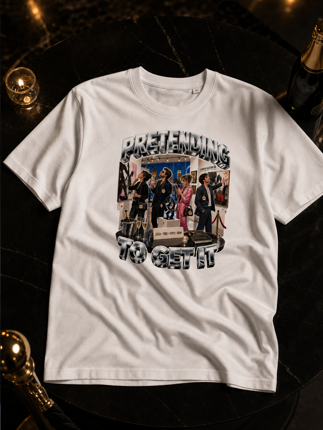 Levyo shirt visual for art gallery night t shirts