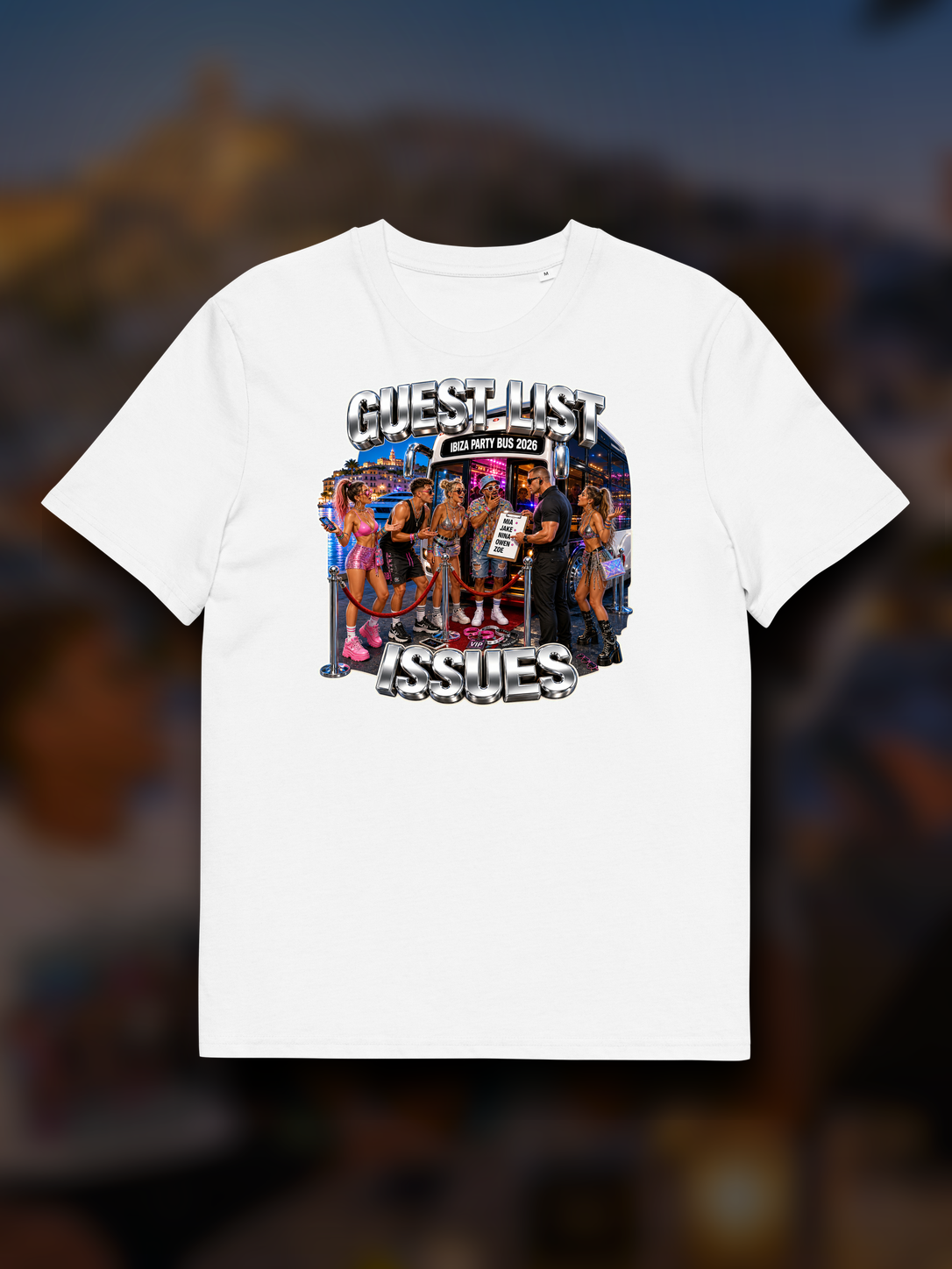 Levyo shirt visual for party bus t shirts