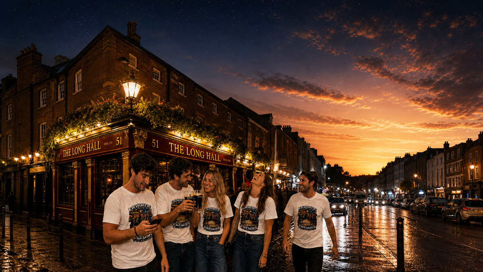 12 Pubs T Shirts Levyo shirt visual