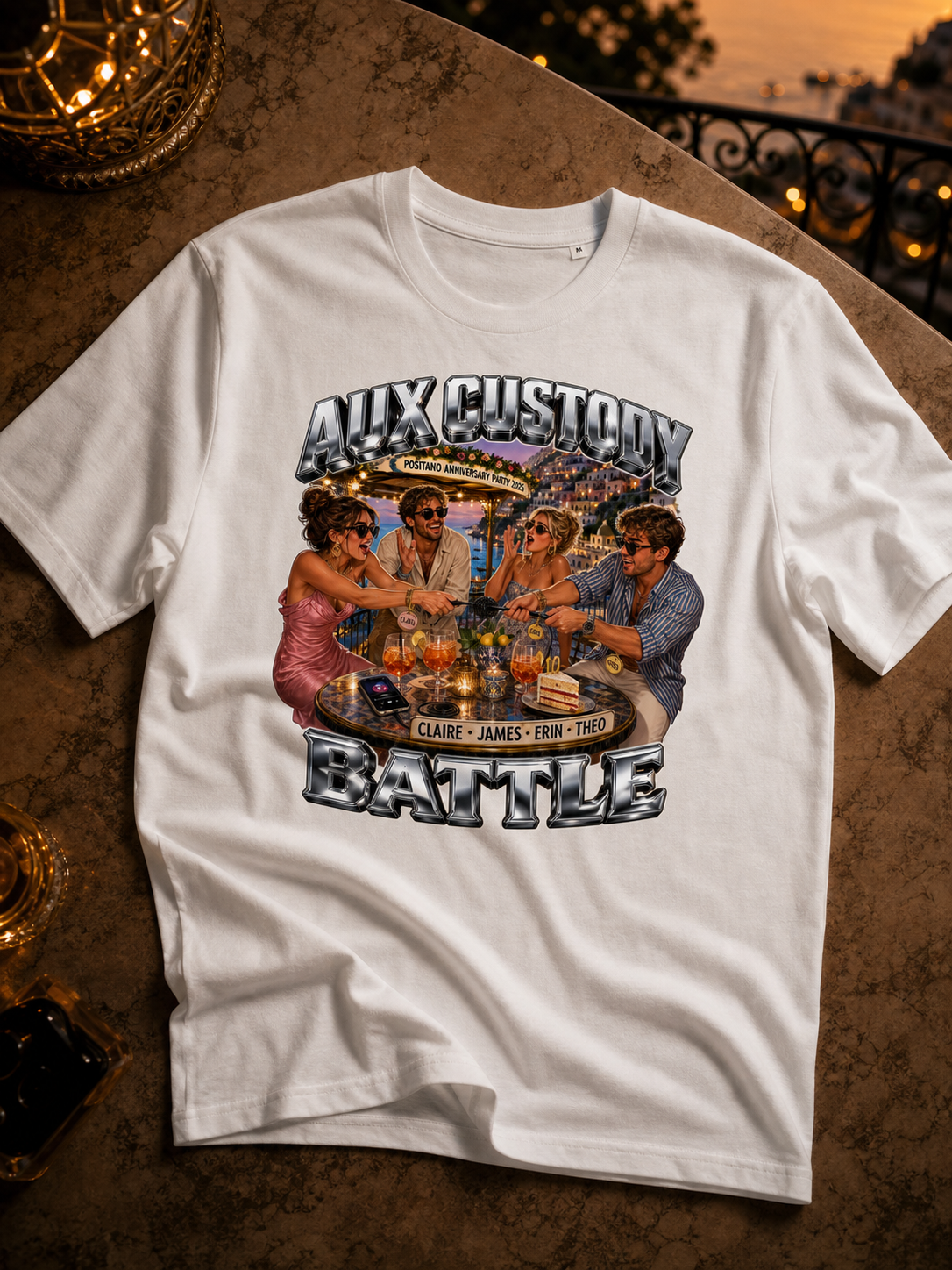 Levyo shirt visual for anniversary party t shirts