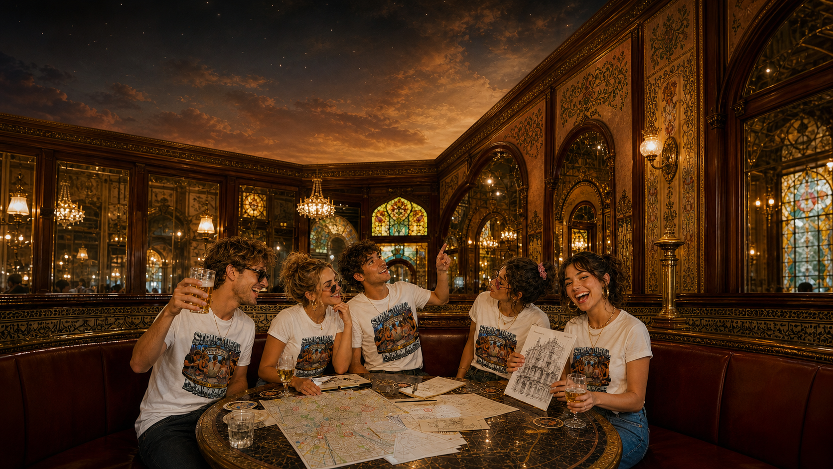Architecture PUB Crawl T Shirts Levyo shirt visual