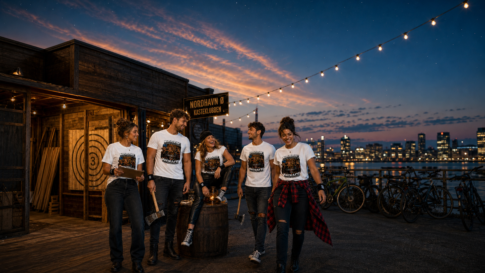 AXE Throwing Team T Shirts Levyo shirt visual