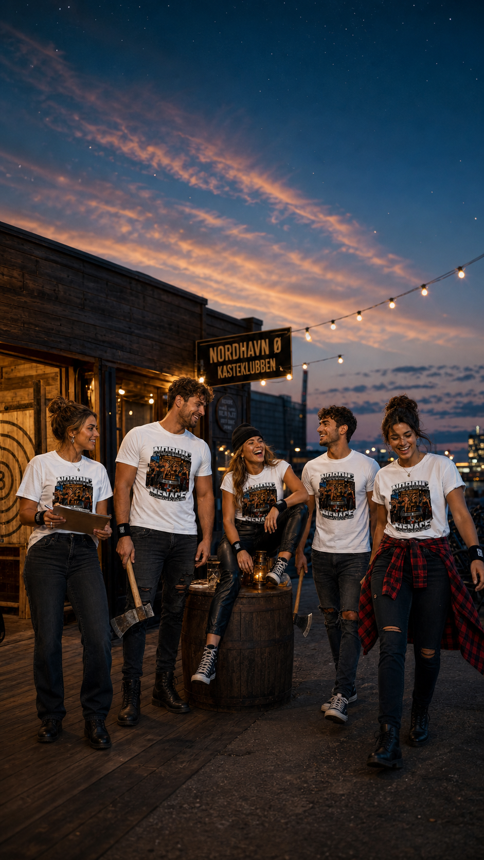 AXE Throwing Team T Shirts Levyo shirt visual