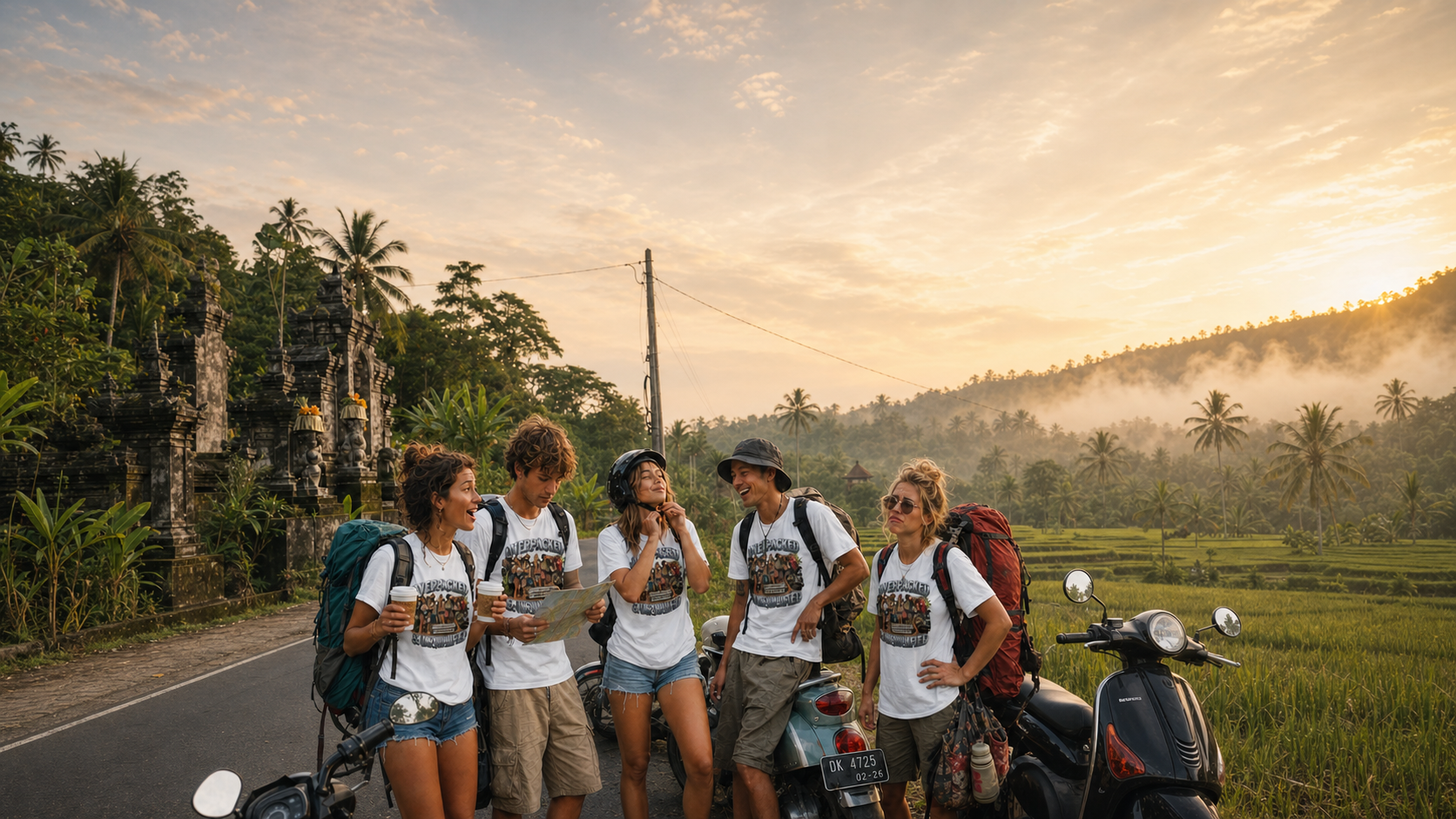 Backpacking Trip T Shirts Levyo shirt visual