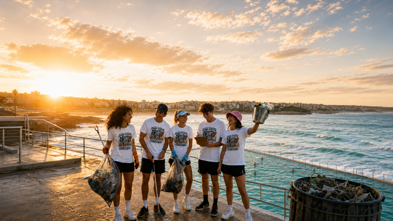 Beach Cleanup T Shirts Levyo shirt visual