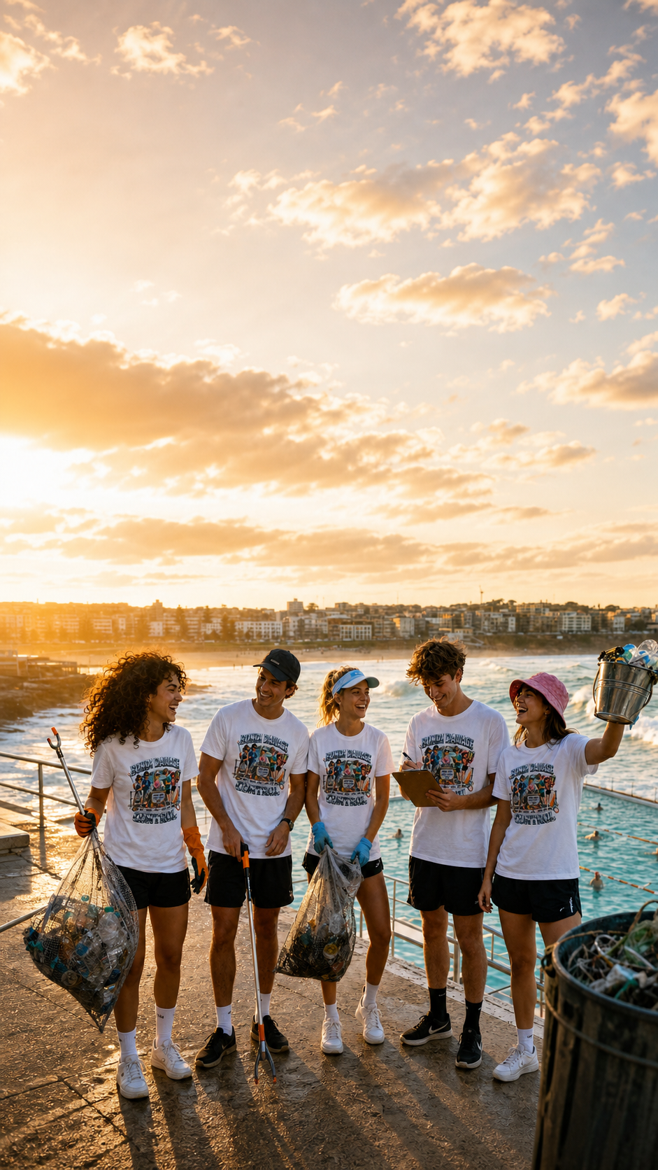 Beach Cleanup T Shirts Levyo shirt visual