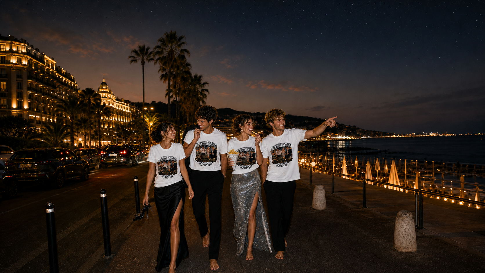 Black TIE Party T Shirts Levyo shirt visual