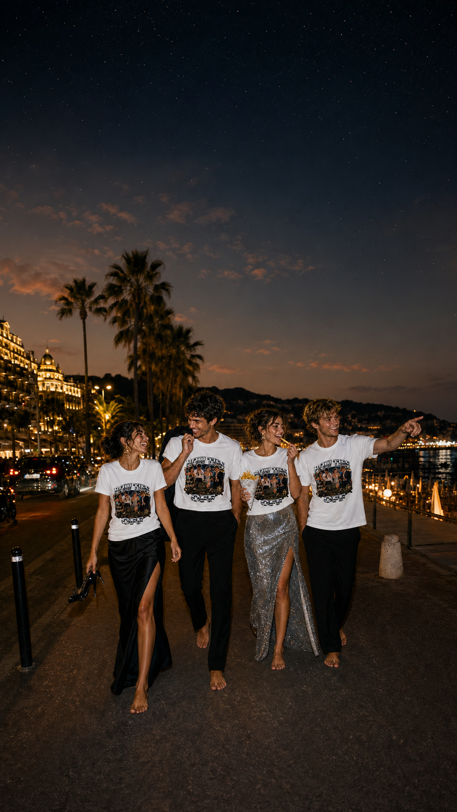 Black TIE Party T Shirts Levyo shirt visual