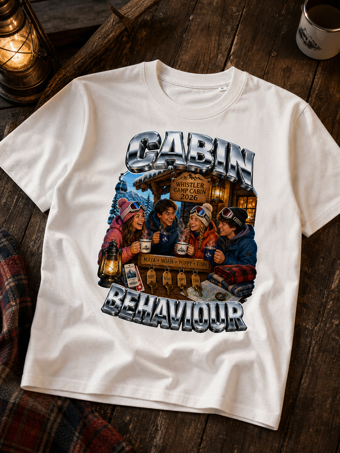 Levyo shirt visual for camp cabin t shirts