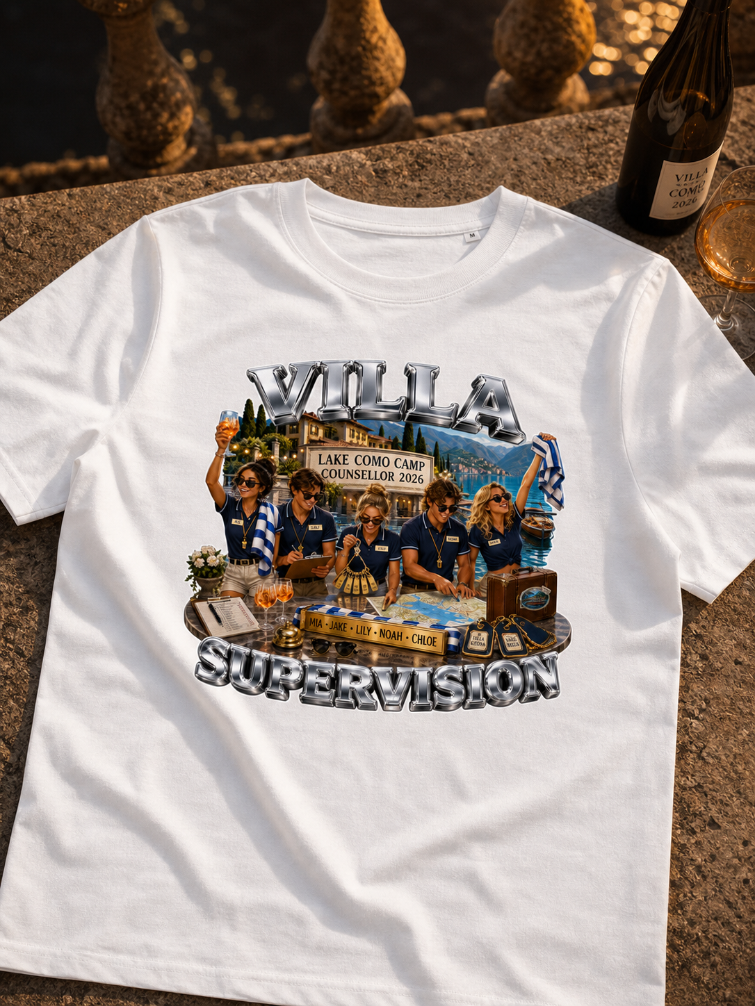 Levyo shirt visual for camp counsellor t shirts