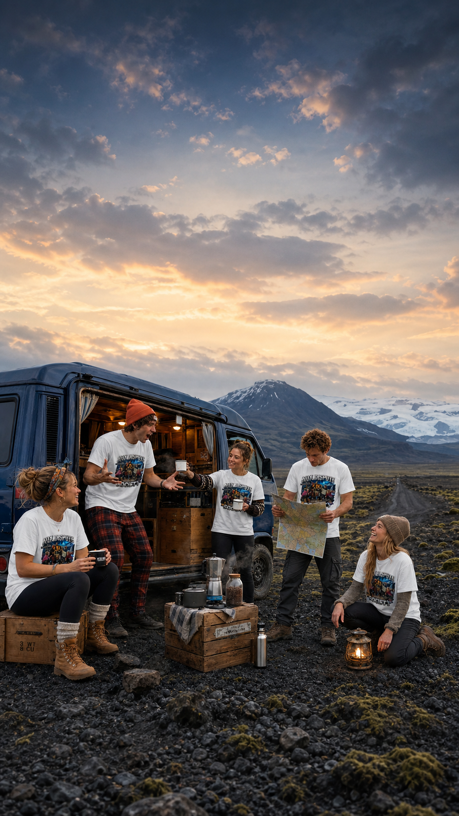 Campervan Trip T Shirts Levyo shirt visual