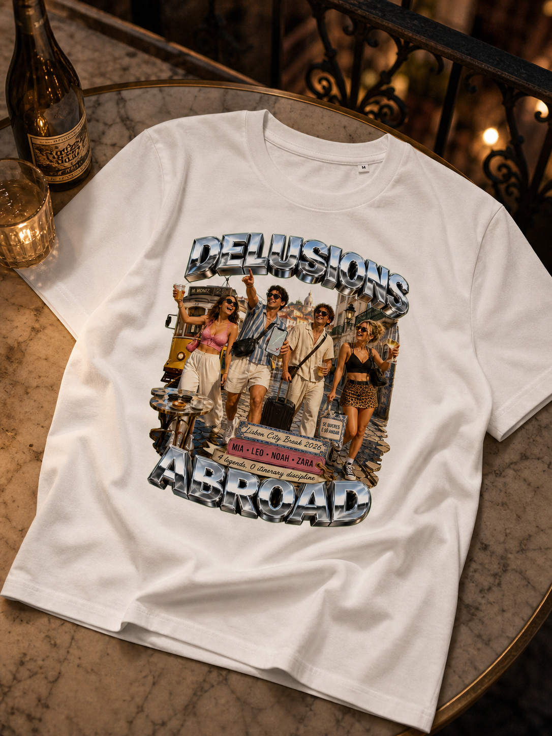 Levyo shirt visual for city break t shirts