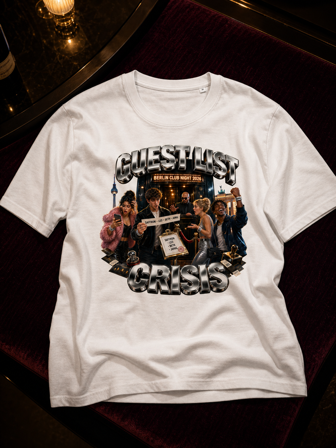 Levyo shirt visual for club night t shirts