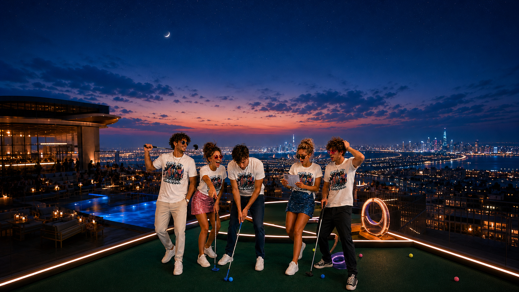 Crazy Golf Night T Shirts Levyo shirt visual