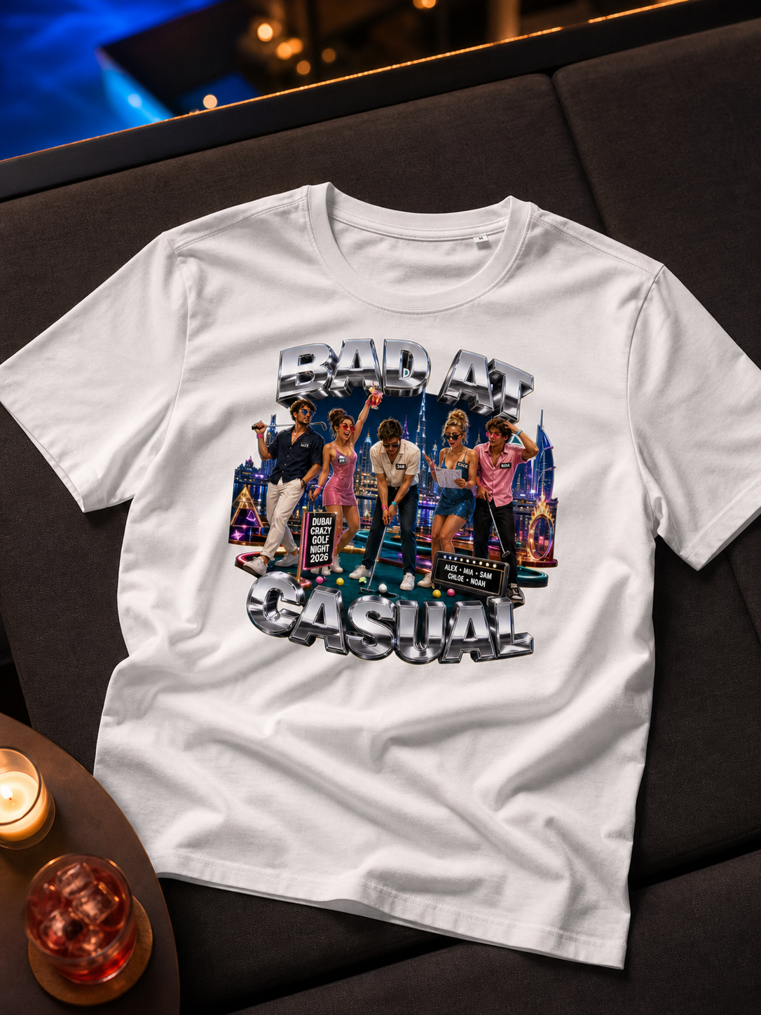 Levyo shirt visual for crazy golf night t shirts