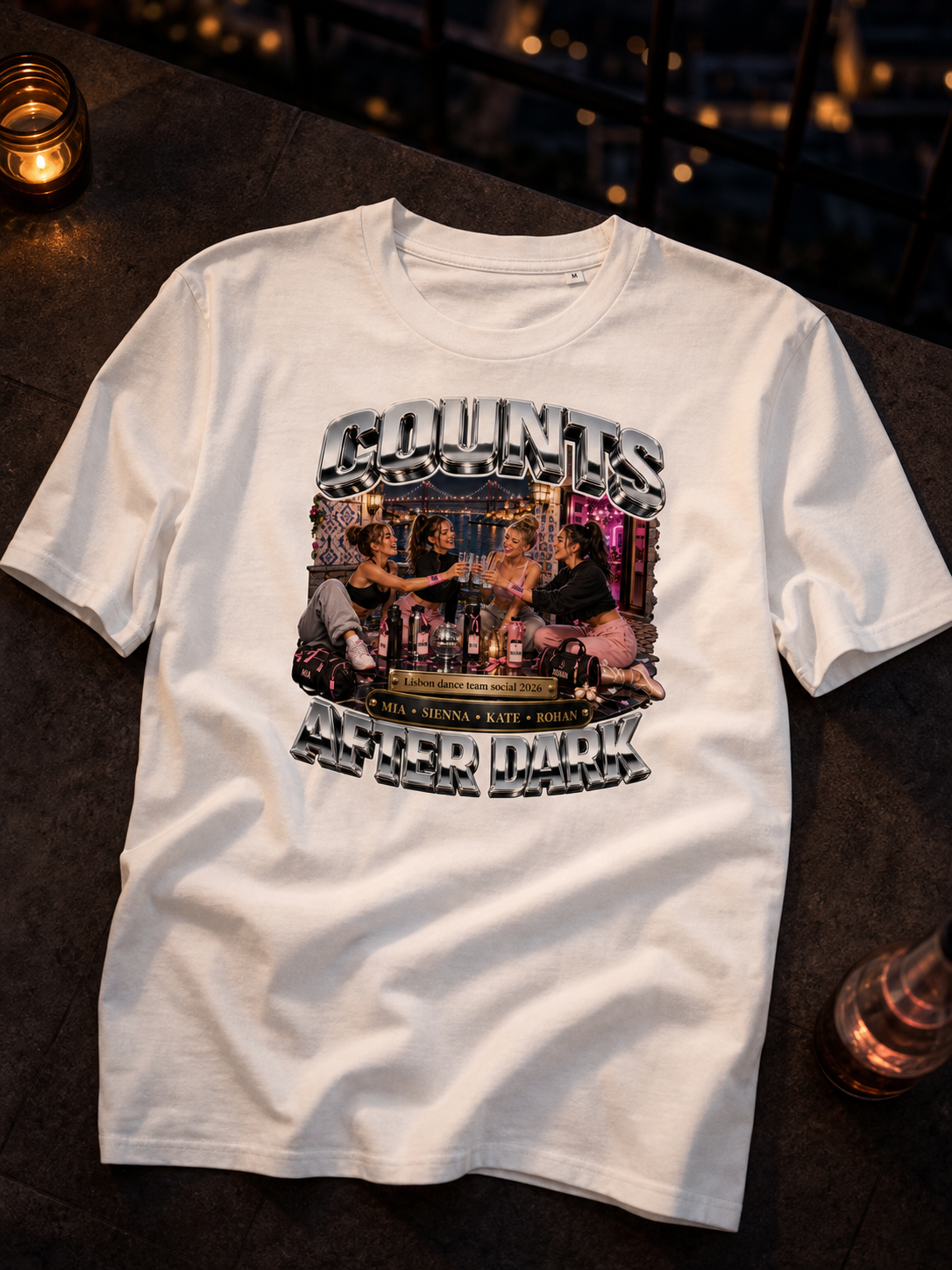 Levyo shirt visual for dance team social t shirts