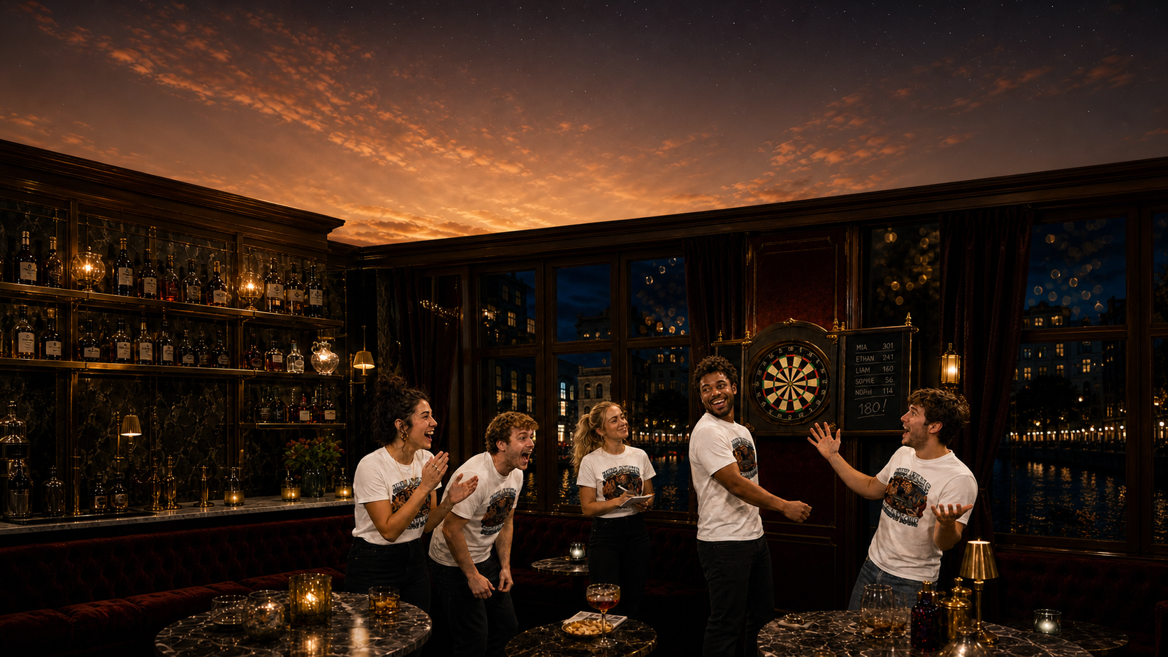 Darts Night T Shirts Levyo shirt visual