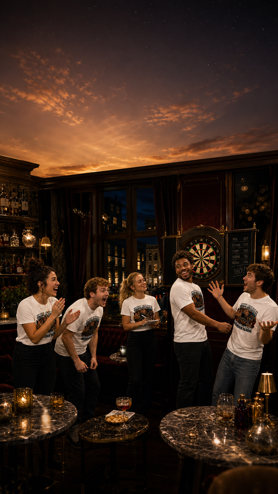 Darts Night T Shirts Levyo shirt visual