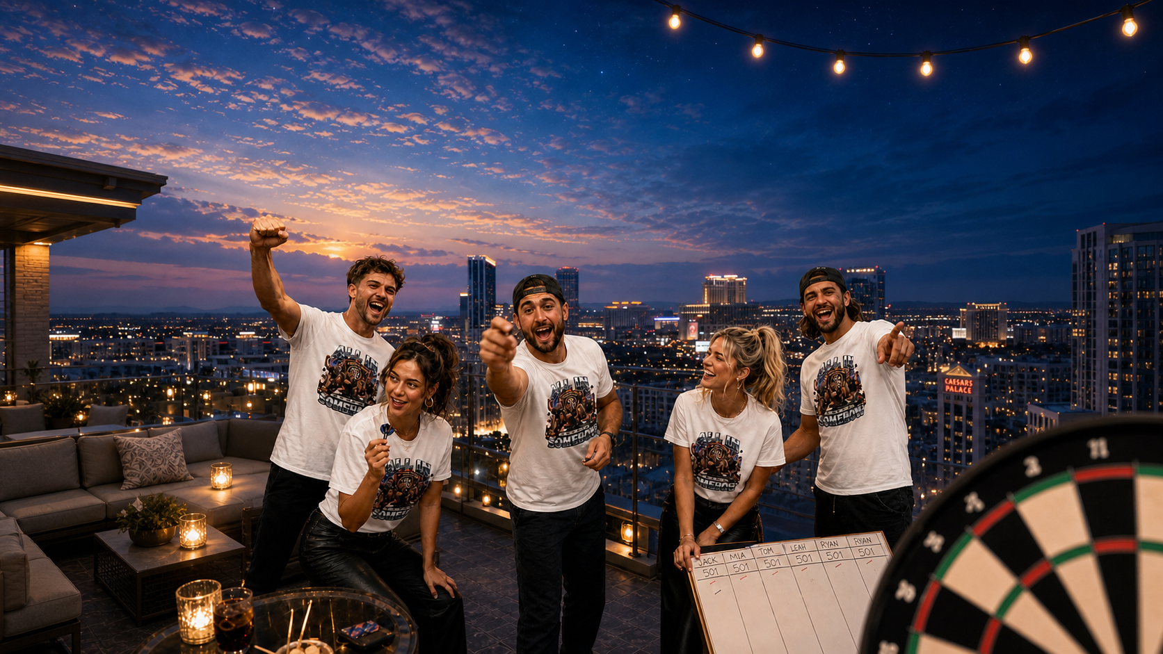 Darts Team T Shirts Levyo shirt visual