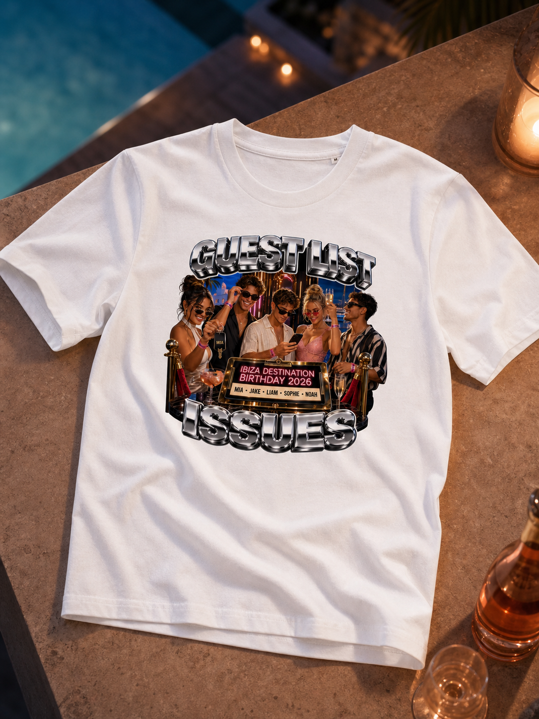 Levyo shirt visual for destination birthday t shirts