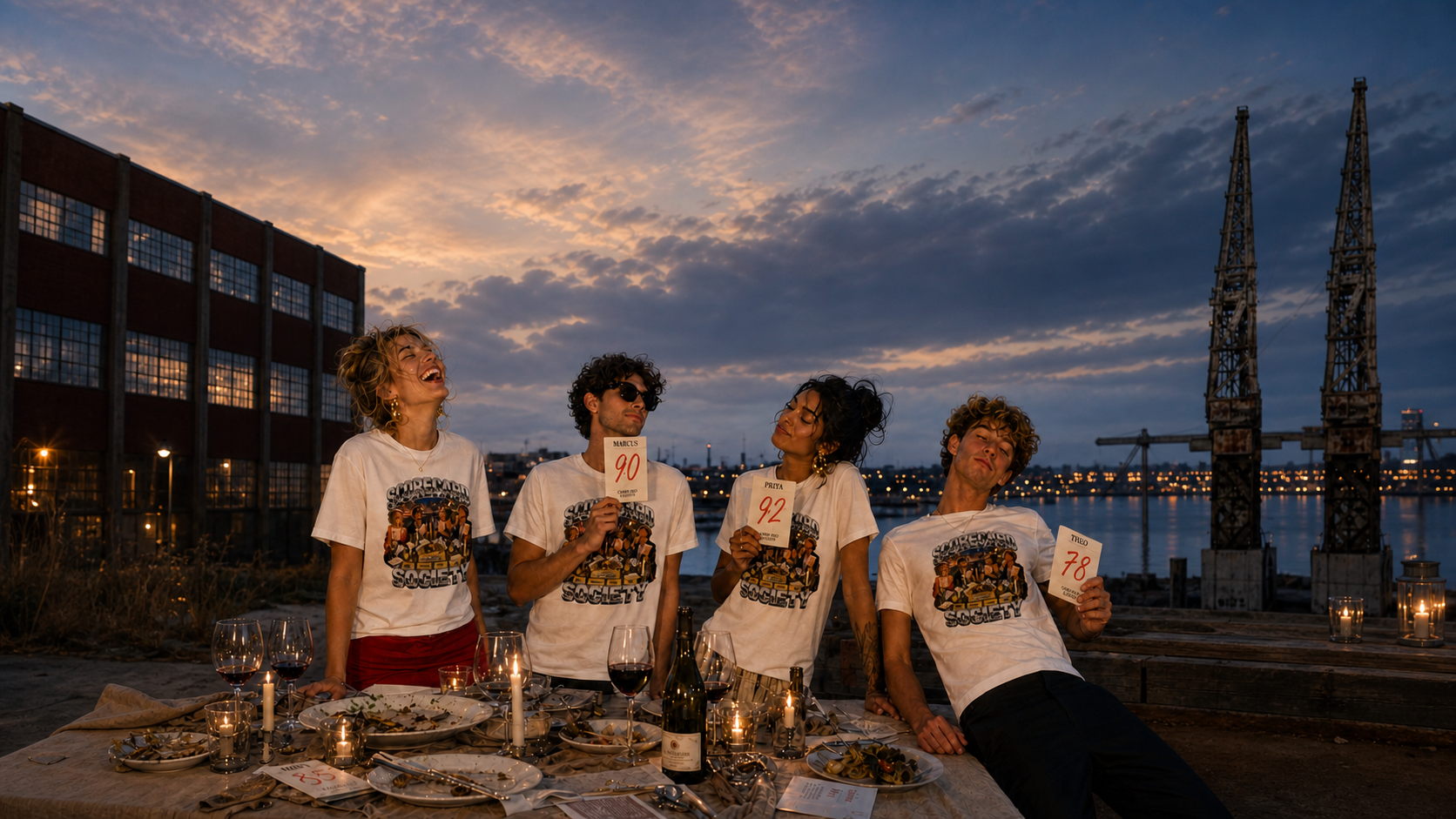 Dinner Party T Shirts Levyo shirt visual