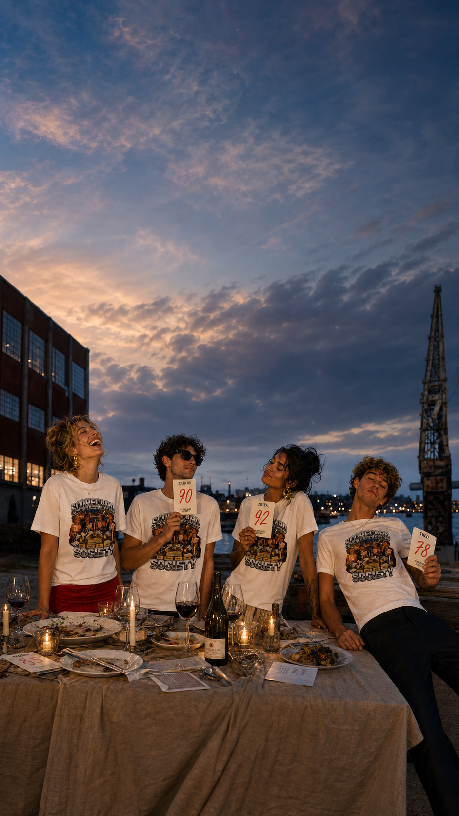 Dinner Party T Shirts Levyo shirt visual
