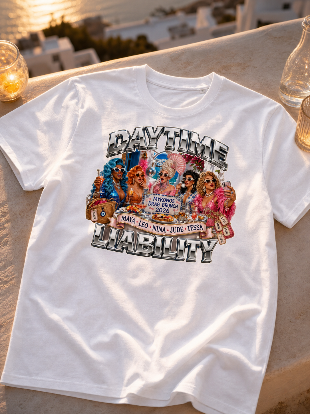 Levyo shirt visual for drag brunch t shirts