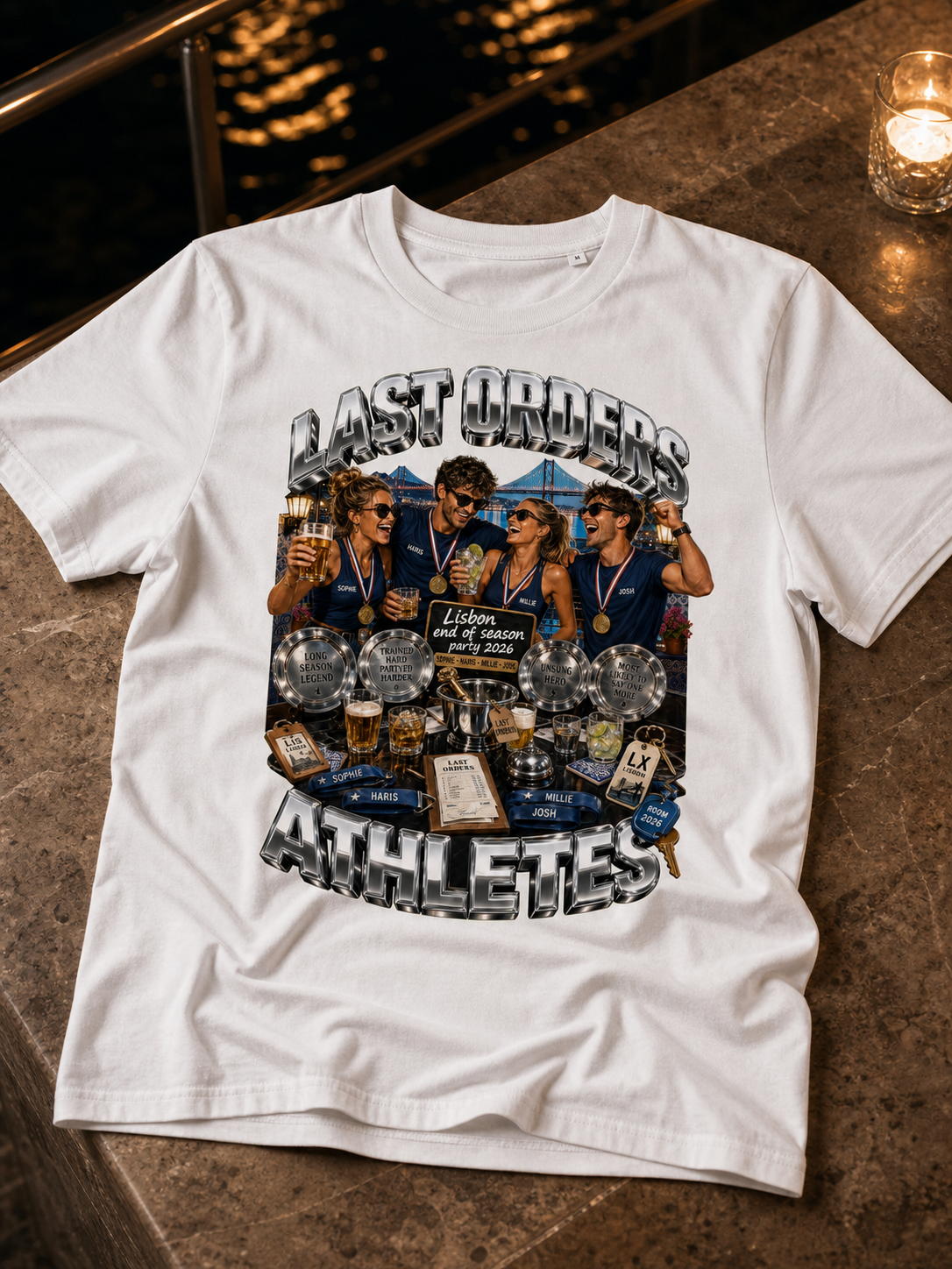 Levyo shirt visual for end of season party t shirts