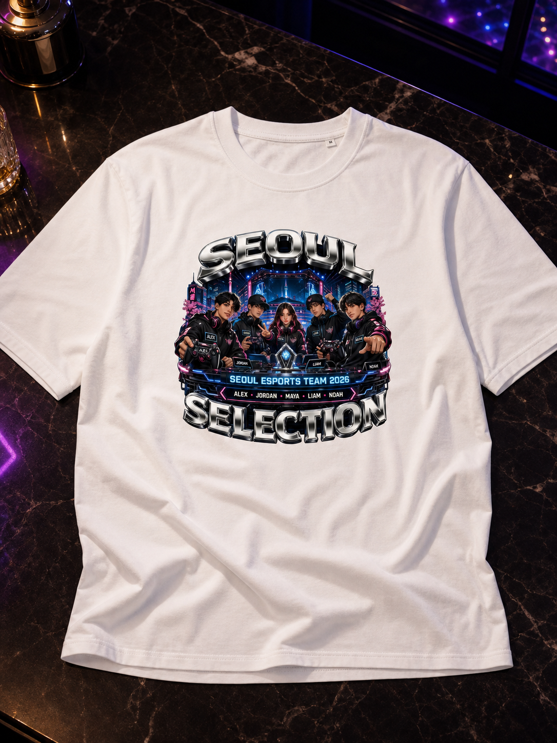 Levyo shirt visual for esports team t shirts