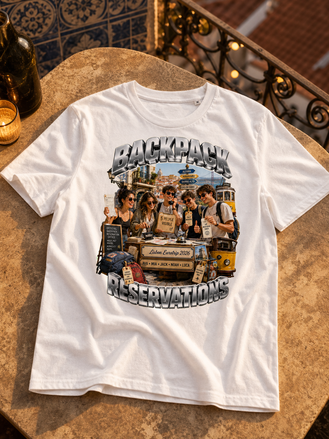 Levyo shirt visual for eurotrip t shirts
