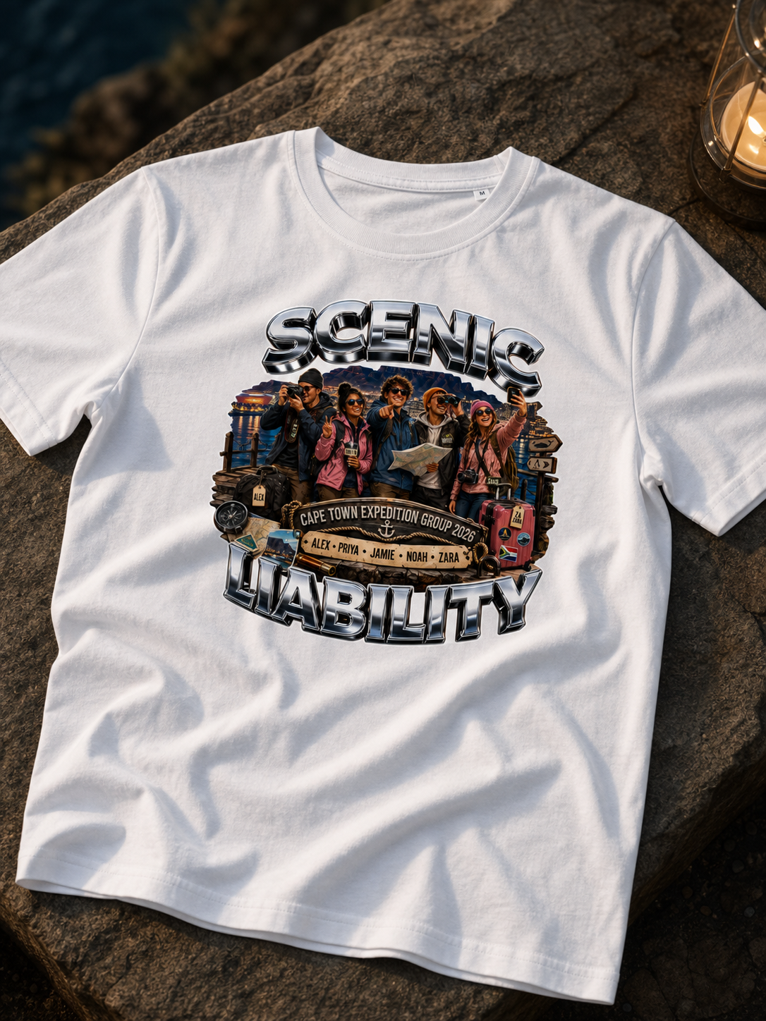 Levyo shirt visual for expedition group t shirts