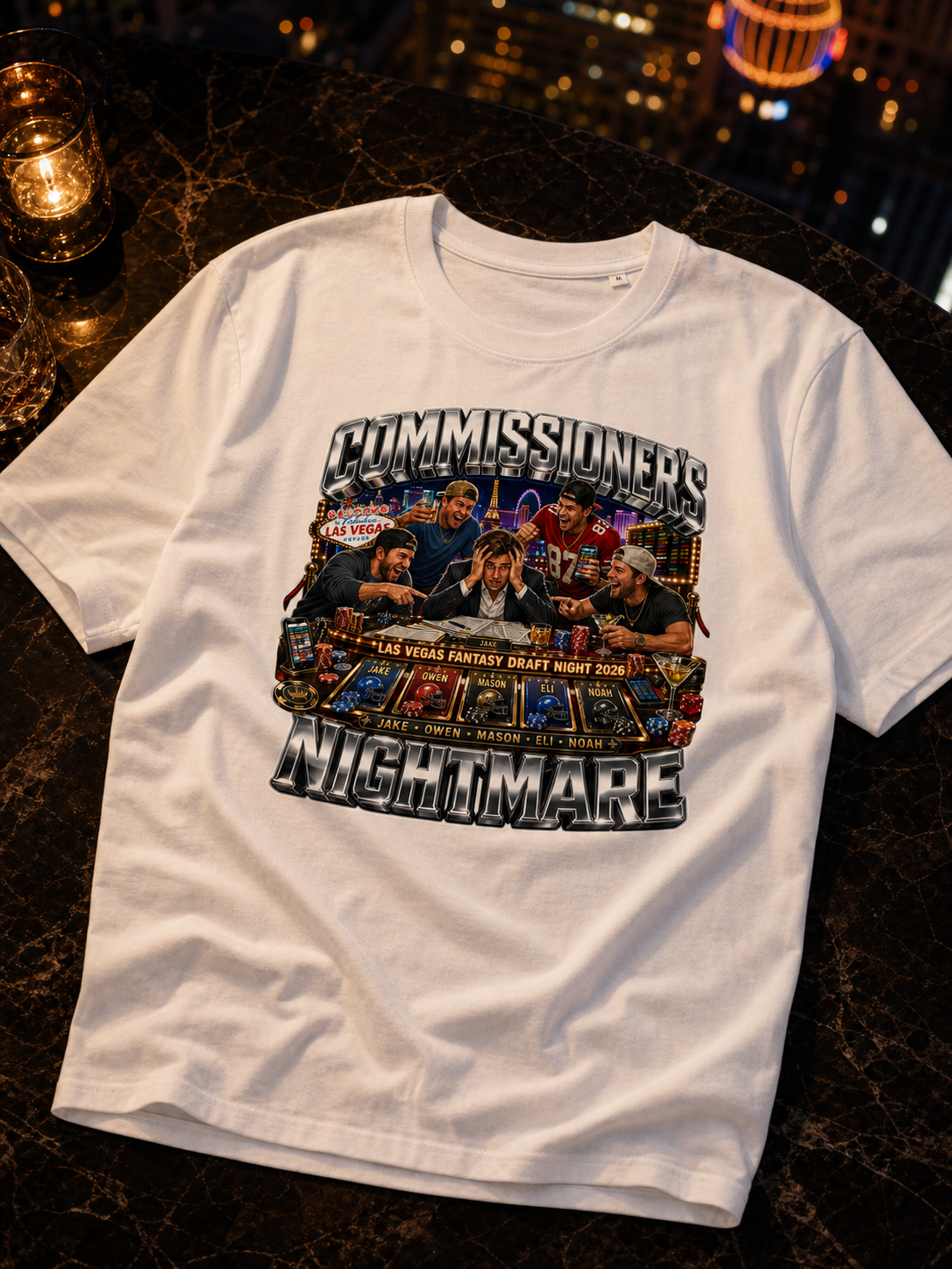 Levyo shirt visual for fantasy draft night t shirts