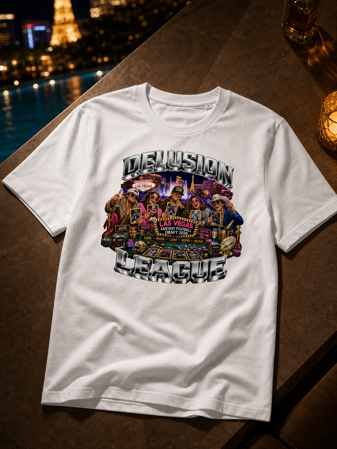 Levyo shirt visual for fantasy football draft t shirts