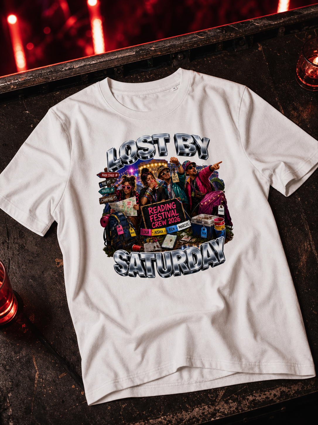 Levyo shirt visual for festival crew t shirts