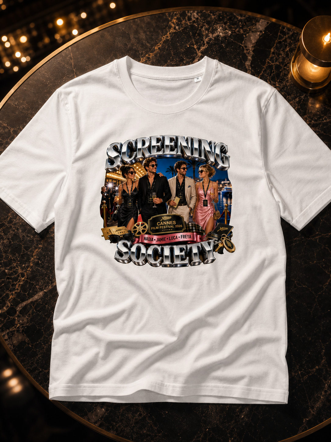 Levyo shirt visual for film festival t shirts