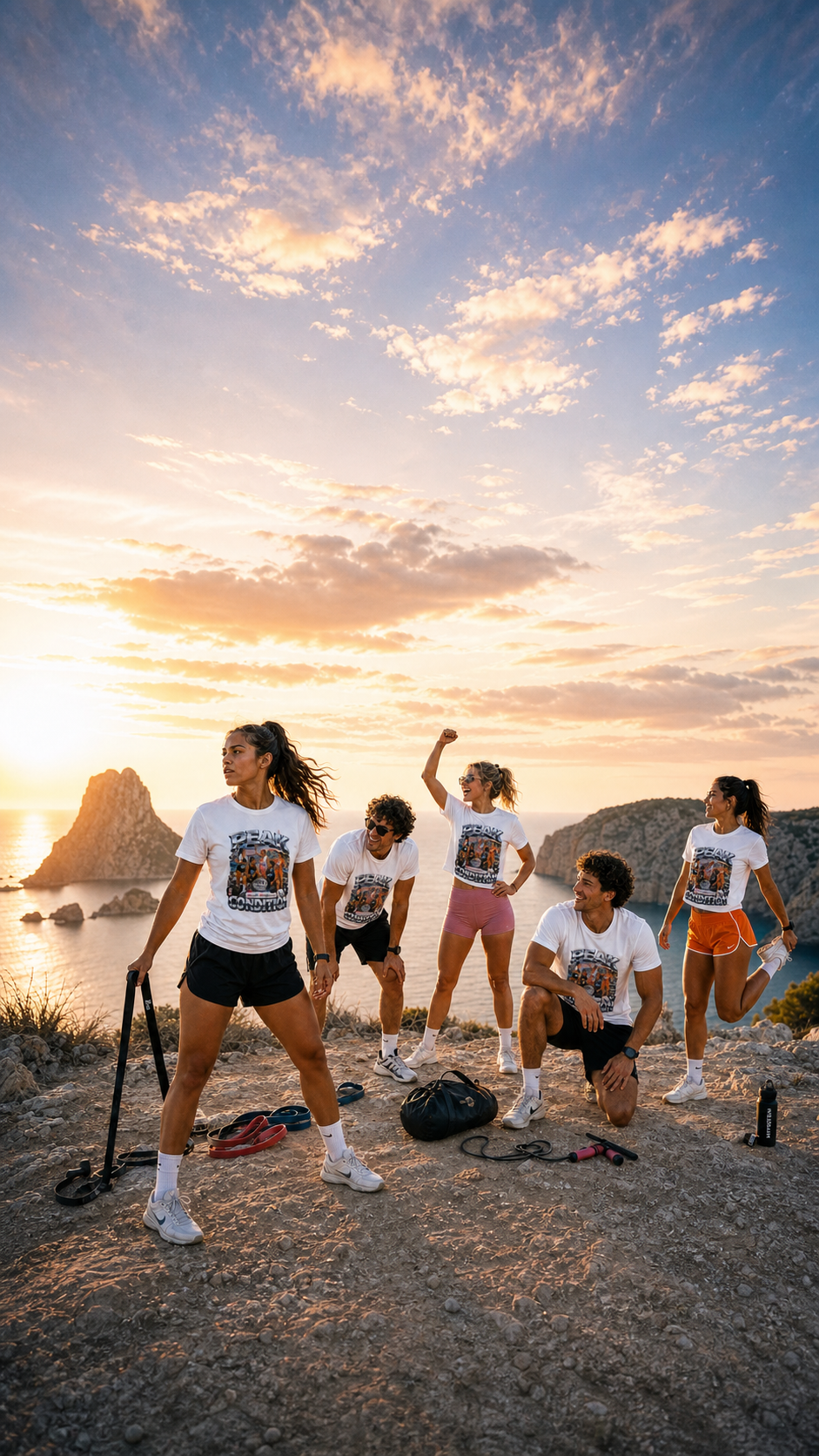 Fitness Challenge Crew T Shirts Levyo shirt visual