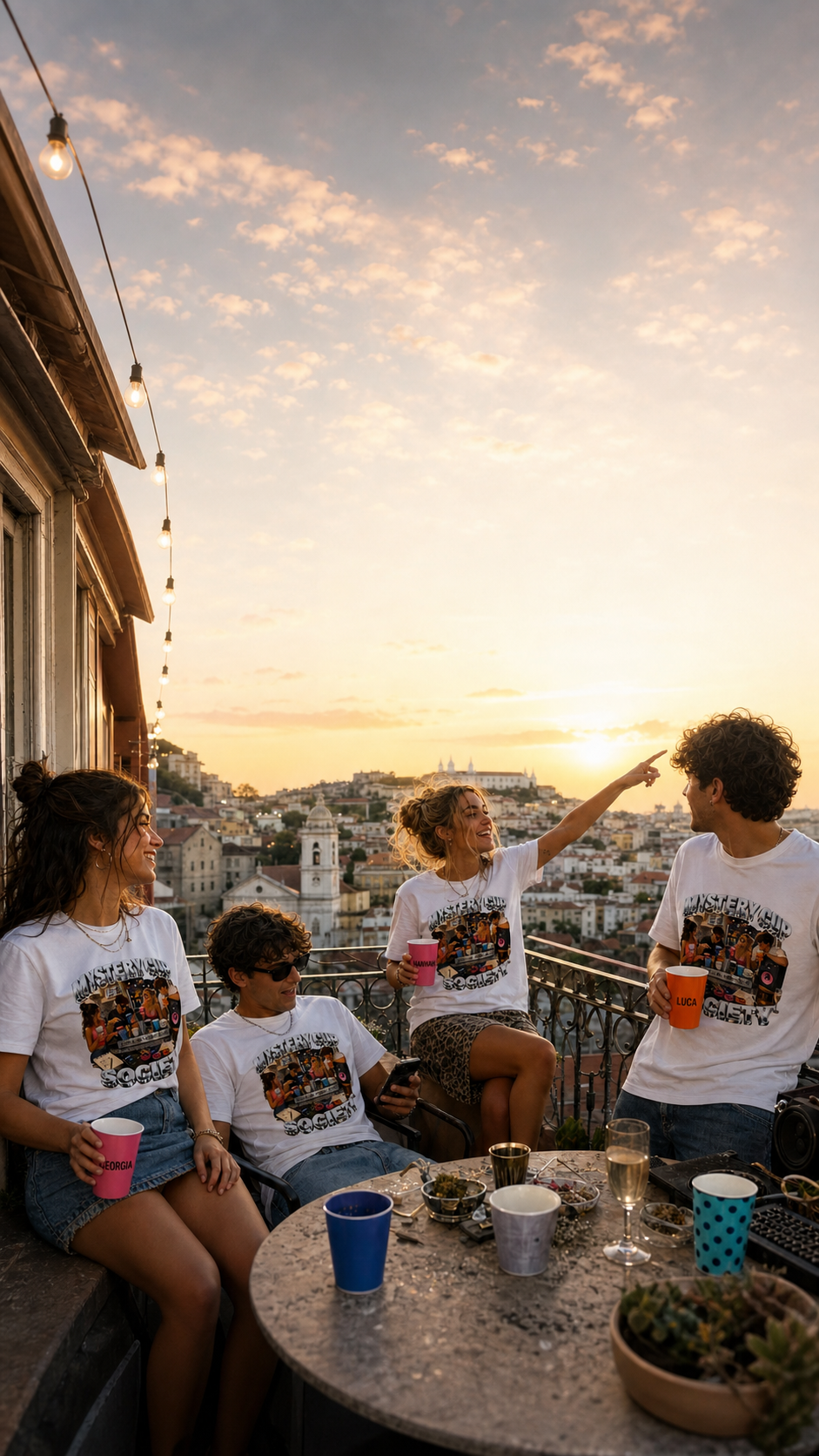 Flat Party T Shirts Levyo shirt visual