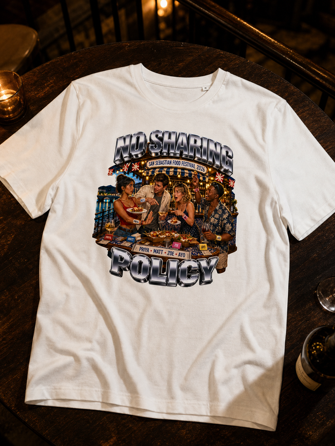 Levyo shirt visual for food festival t shirts