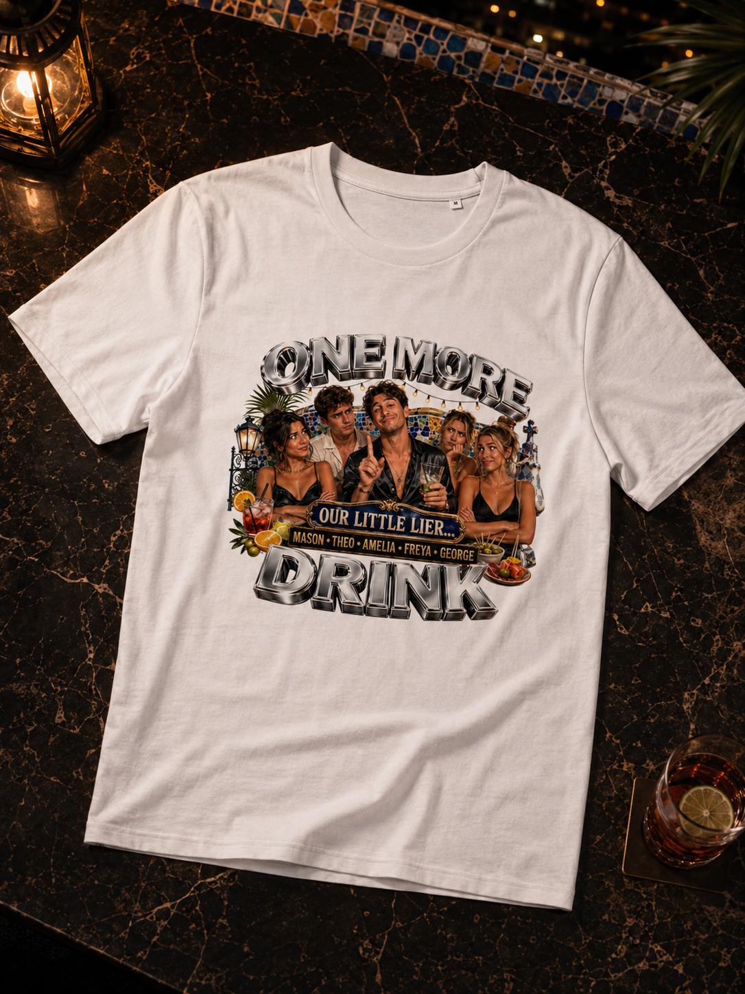Levyo shirt visual for funny personalised group shirts