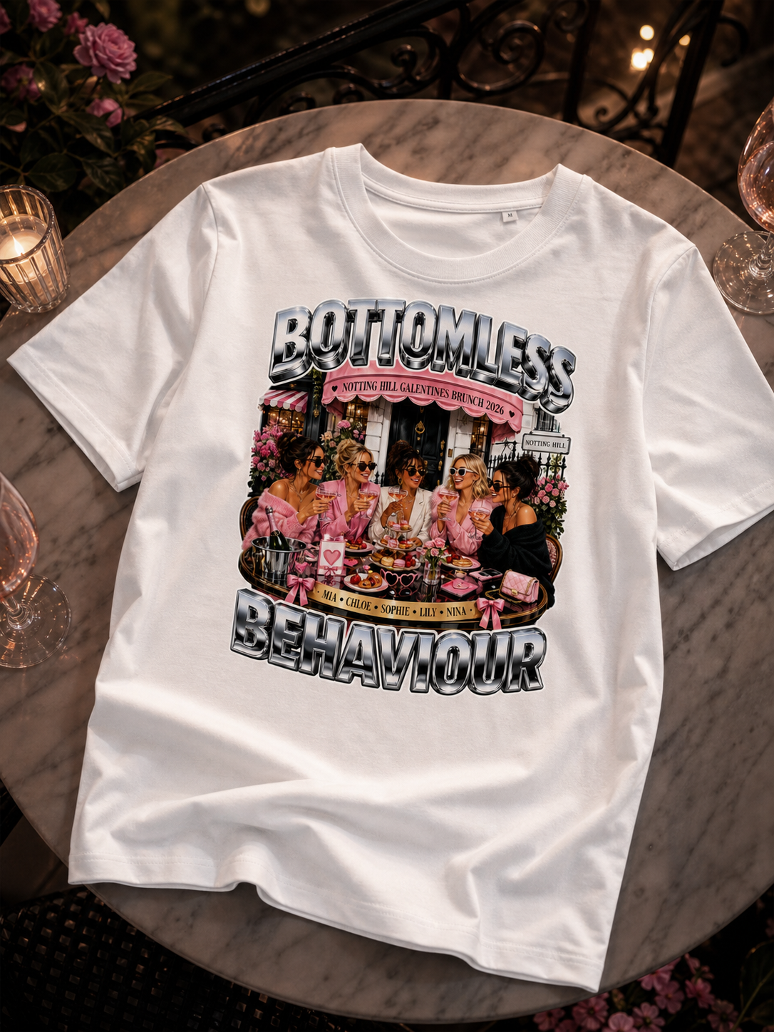 Levyo shirt visual for galentines brunch t shirts