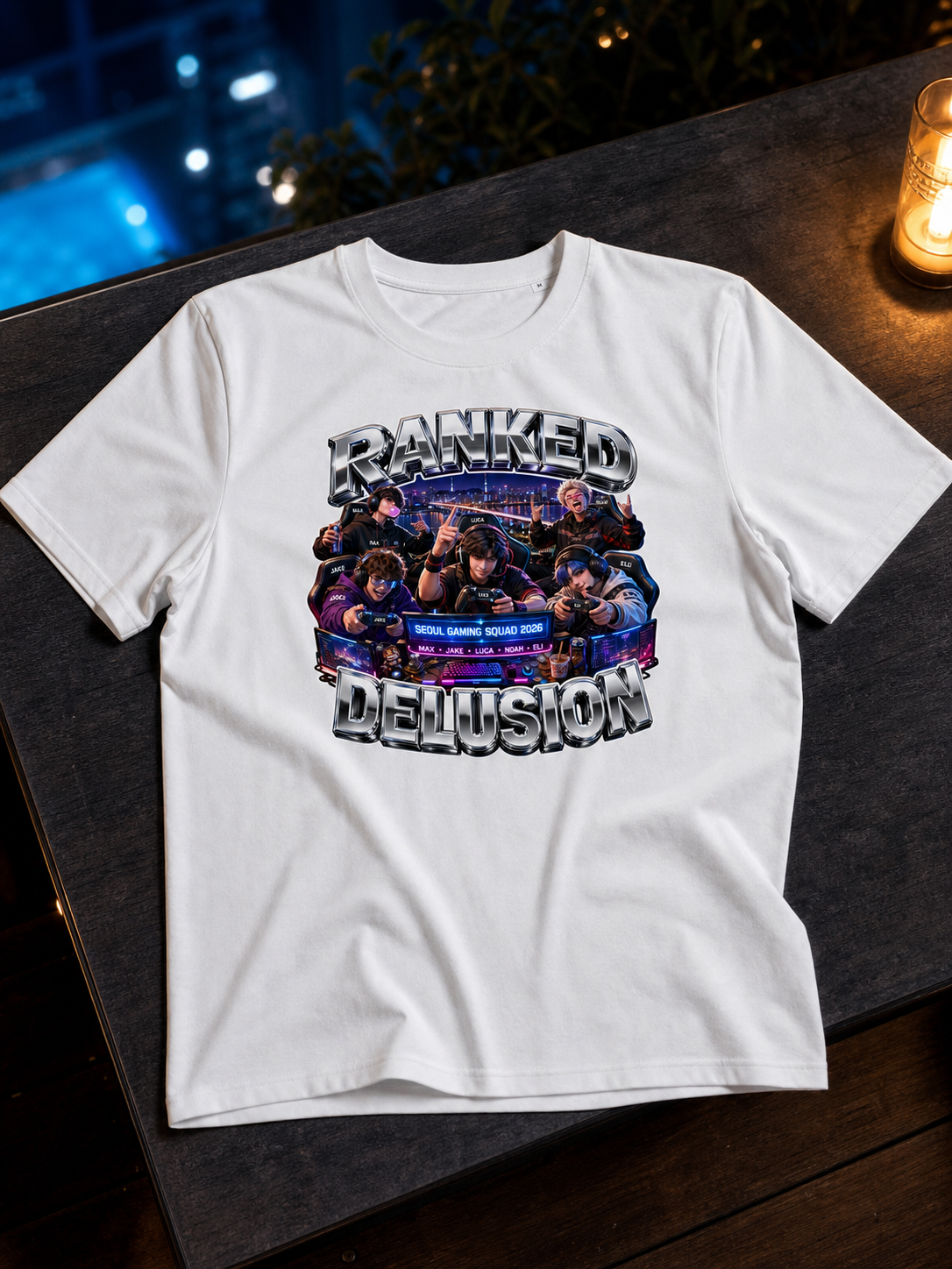 Levyo shirt visual for gaming squad t shirts