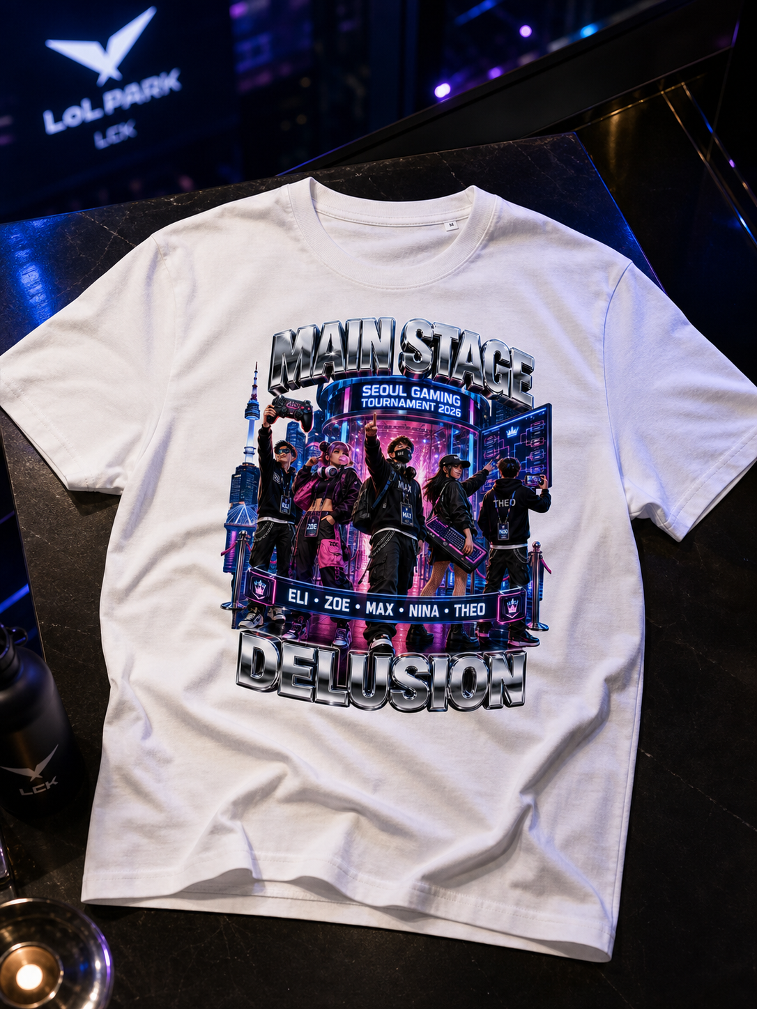 Levyo shirt visual for gaming tournament t shirts