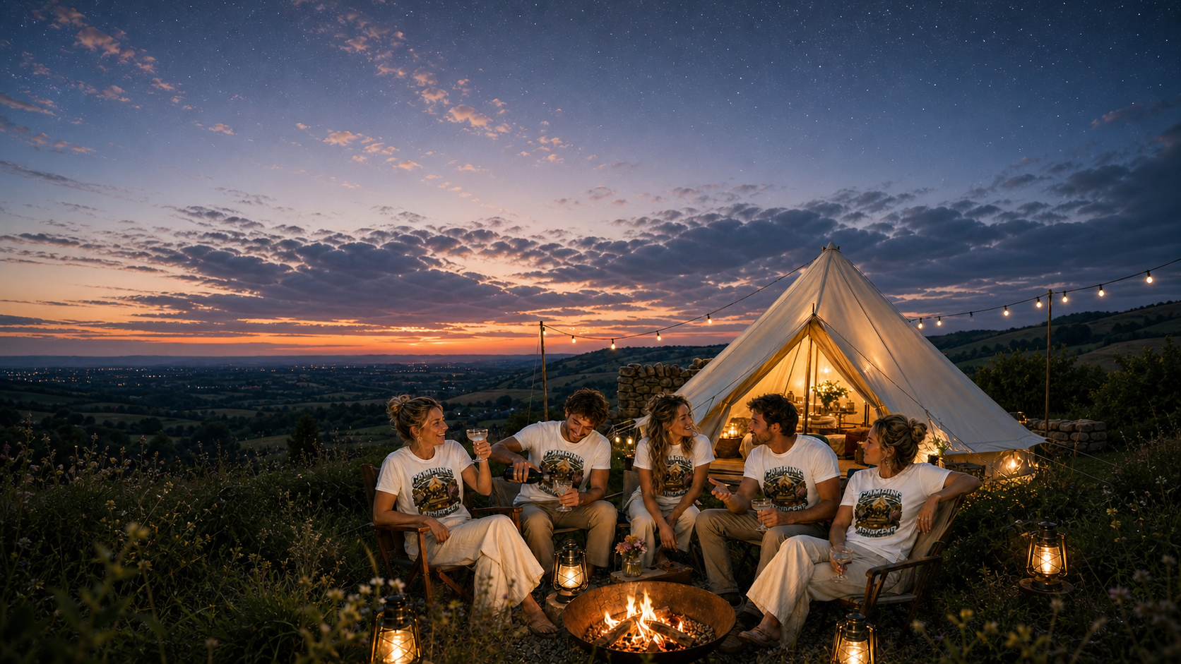 Glamping Trip T Shirts Levyo shirt visual