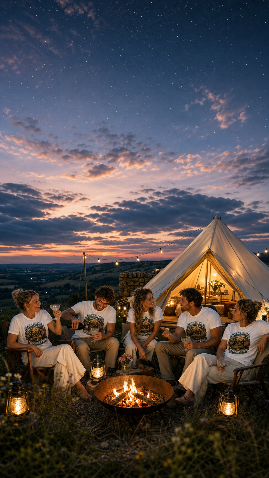 Glamping Trip T Shirts Levyo shirt visual