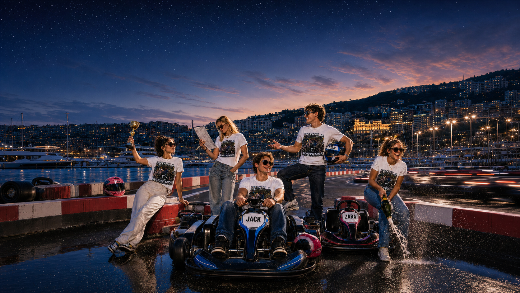 GO Karting Team T Shirts Levyo shirt visual