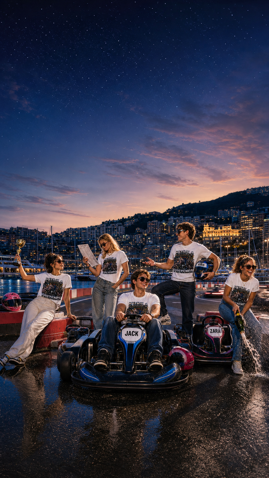 GO Karting Team T Shirts Levyo shirt visual
