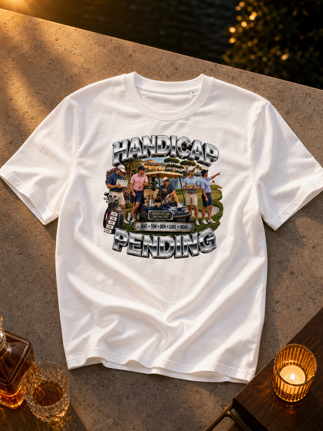 Levyo shirt visual for golf trip t shirts