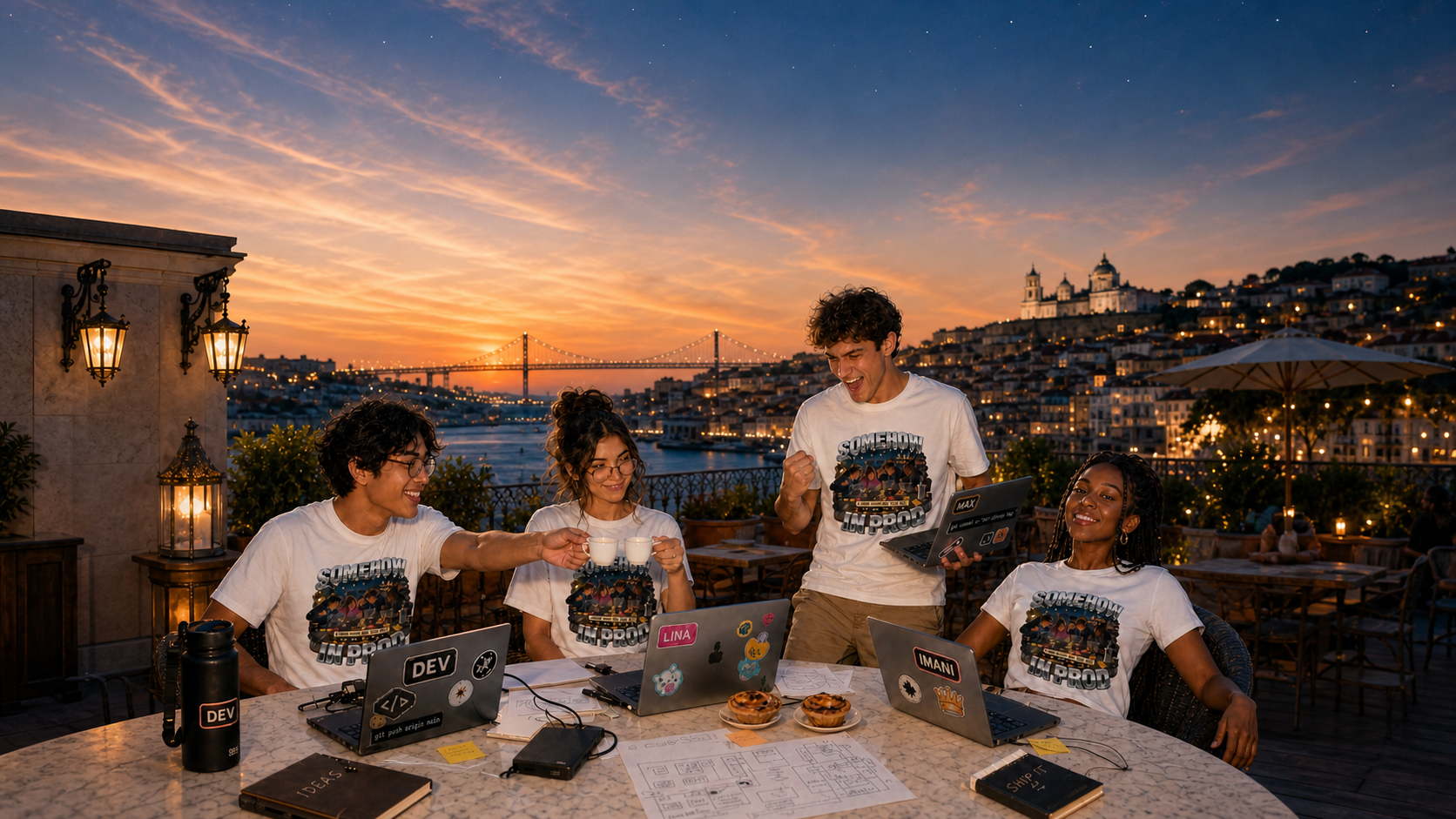 Hackathon Team T Shirts Levyo shirt visual