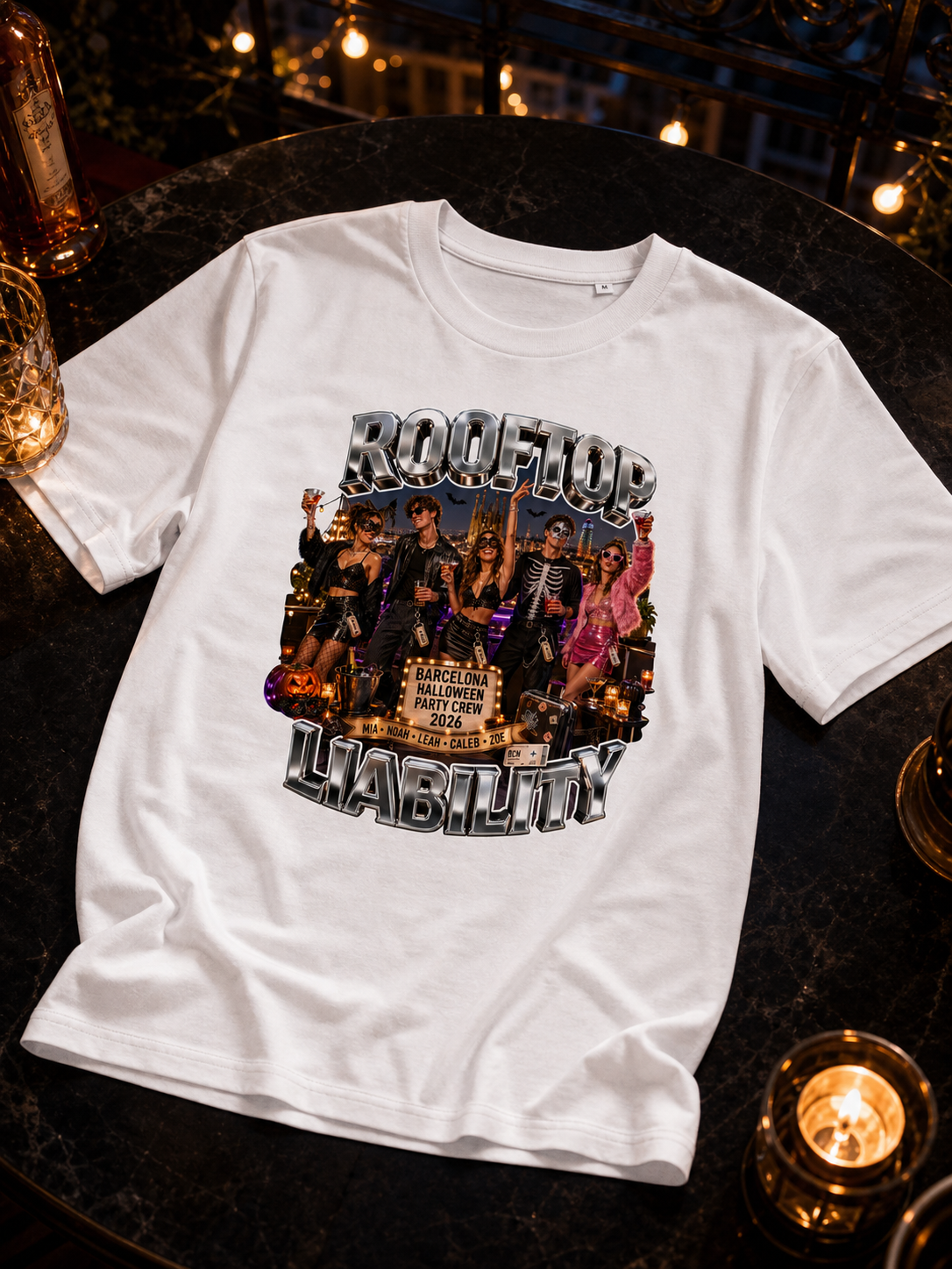 Levyo shirt visual for halloween party crew t shirts