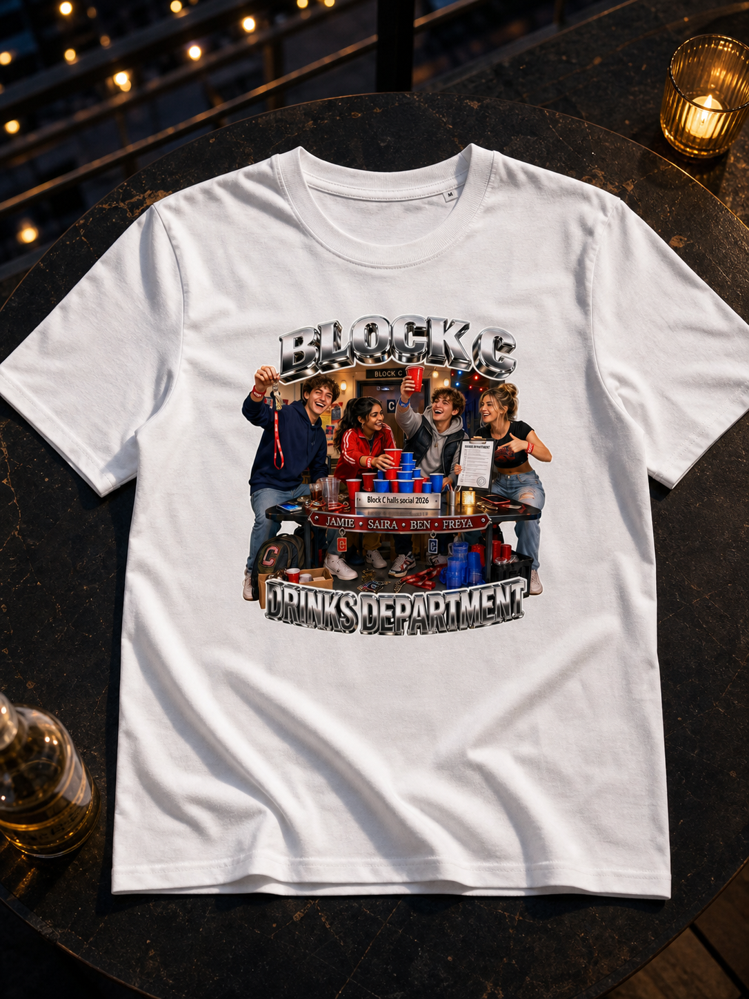 Levyo shirt visual for halls social t shirts